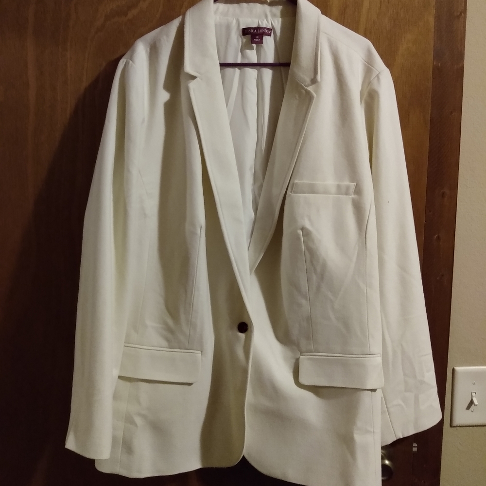 White Wool Blazer